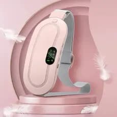 Cinta Térmica Massageadora Abdominal para Alívio de Cólica Menstrual com 3 Níveis de Aquecimento