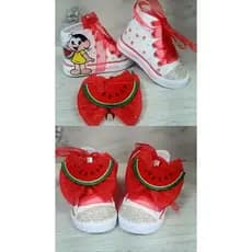 tenis personalizado infantil tema melancia