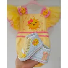 tênis personalizado temático tema raio de sol
