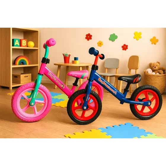 Bicicleta Infantil Aro 12 Bike Balance Bicicleta De Equilibrio bebês Bike Turma da Aventura Aro 12 Sem Pedal