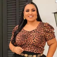Cropped Plus Size Manga Princesa Suplex Canelado