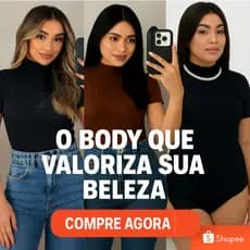 Body Feminino Gola Alta Anarruga Canelado Manguinha Blusinha Moda 2025