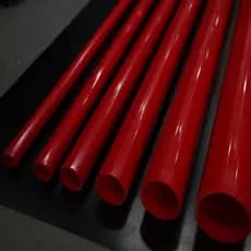 SANKING TUBO UPVC VERMELHO 63MM 2" 1M