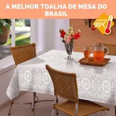 Toalha de Mesa 4 6 8 10 Lugares Térmica Impermeável Plástico Ultra Grosso Retangular Decoração Casa