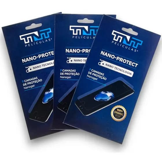 3 Pelicula TNT de Nanogel Original Zona Franca P/ Iphone 7