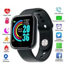 Smartwatch Inteligente controle de Sono Relógio preto Tfit P70 2 Pulseira