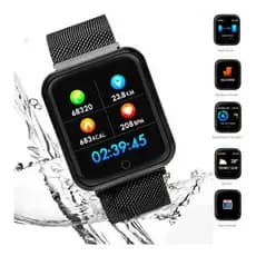 P70  Relógio Inteligente Smartwatch Calcula passos, km e calorias
