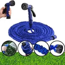 Mangueira Mágica Retrátil 15m Elástica Nylon na cor Azul