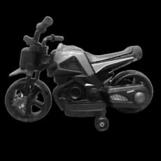 Moto Eletrica Infantil Dark Rider Design Moderno Potente Segura Diversao Infantil Preta