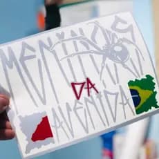 Adesivo Meninos da Avenida com Aranha e bandeiras /e outros