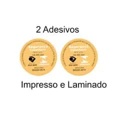 2 adesivos Para Capacete Amarelinho/amarelo Obrigatório ano do adesivo 2026