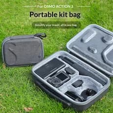Sunnylife adequado para DJI OSMO ACTION 5 PRO saco de armazenamento câmera esportiva caixa protetora acessórios bolsa