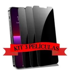 Kit 3/5 /10 PCS Película 3D Vidro Privacidade Para Iphone 7/8 -7/8Plus-X/XS/11Pro- 11Pro Max-XS Max-12-13-14-15-16