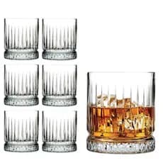 Conjunto de copos de cristal whisky 380 ml