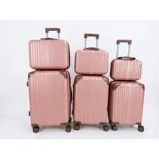 Conjunto Mala De Viagem 10KG E Frasqueira Cadeado TSA Roda Dupla 360°