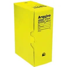 ARQUIVO MORTO AMARELO 250X130X350MM - POLIBRAS