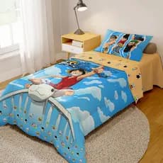 Jogo de Edredom Infantil Dupla Face Tema One Piece