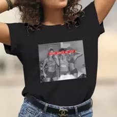Camiseta Las Chicas RBD - Pero No Soy Santa - PRETA
