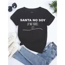 Camiseta Santa no Soy - RBD - Rebelde Tour