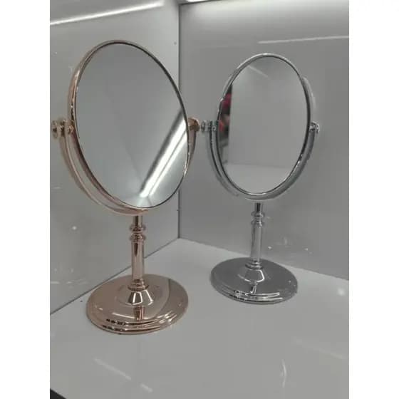 Espelho De Mesa Maquiagem Dupla Face Aumento 5 X-1718