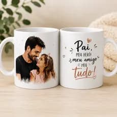 ☕ Caneca Personalizada com Caricatura – Um Presente Único para Todas as Ocasiões  Surpreenda quem você ama com uma canec