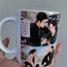 caneca porcelana,dorameiras/fã de doramas/presente criativo para quem ama doramas/alto cuidado saúde