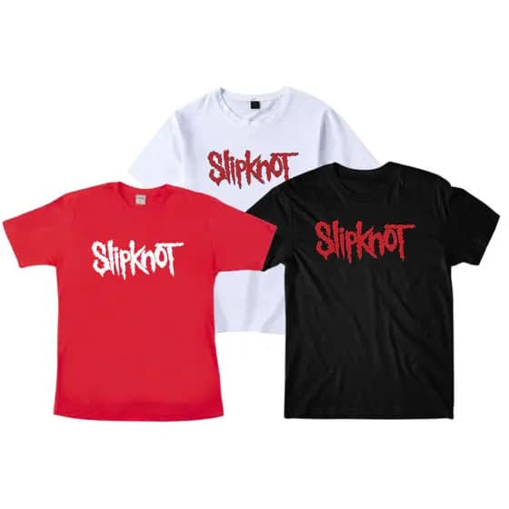Camiseta Slipknot, Camiseta Rock N Rol slipkot Unissex, Camiseta Masculina, Camiseta Banda de Rock, 100% algodao.