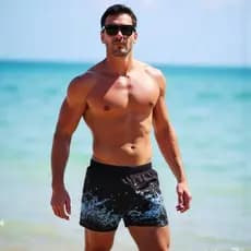 sunga box masculina moda praia importado