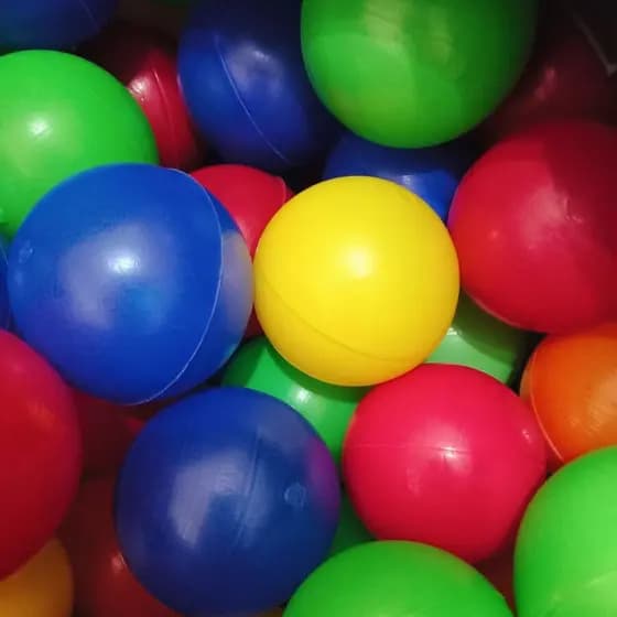 100 Bolinhas Coloridas Para Piscina de Bolinhas Nacional Premium
