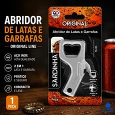 Abridor de latas e garrafas