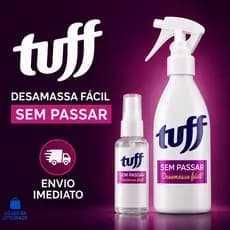 Tuff Sem Passar Perfuma e Neutraliza Roupas Desamassa Fácil Passar Spray