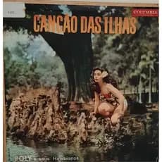 LP 10 Polegadas Poly e Seus Hawaianos Canção das Ilhas Columbia Brasil LPCB-35051 Raro Coleção