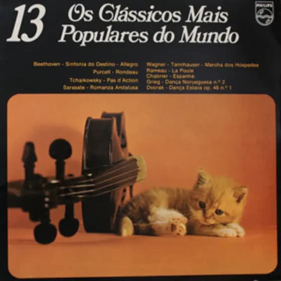 LP Os Clássicos Mais Populares do Mundo Vol 13 Philips Vinil