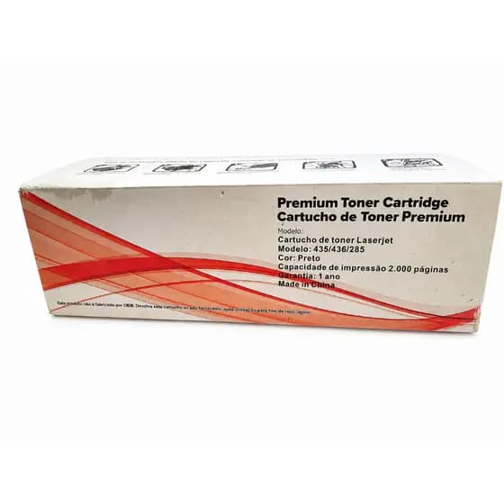 Cartucho Toner Compatível 435 436 285 Preto Lacrado