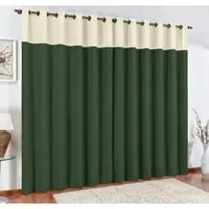Cortina Oxford Bicolor 2,60 X 1,70 Sala Quarto Diversas Cores Envio Imediato