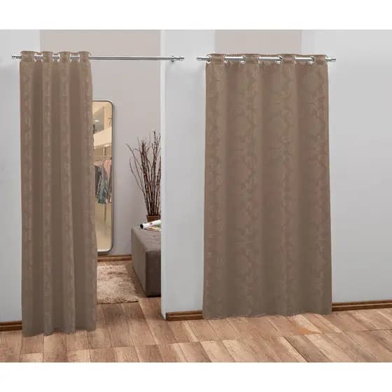 Cortina Para Provador Loja Jacquard 2 70x 2 00m - Folha única
