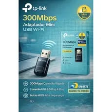 Mini Adaptador Usb Wireless N 300mbps Tp-link Tl-wn823n