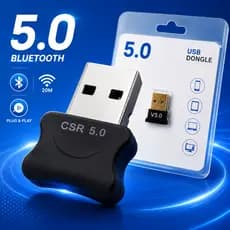 Adaptador USB Bluetooth 5.0 Wireless para PC Notebook Fone Teclado Mouse