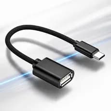 Cabo OTG USB 3.0 para Tipo C 5Gbps Nylon H’Maston Alta Velocidade