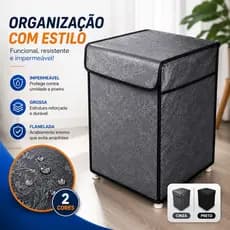 Capa para Máquina de Lavar Roupas Impermeável com Tampa Brastemp Consul Electrolux