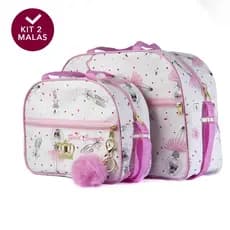 Kit Bolsa Maternidade Menina Mala de Mamãe Bebe Acompanha 2 peças