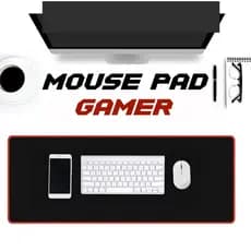 Mouse Pad Gamer Extra Grande 70x30 cm Borda Costurada Em Diferentes Cores ENVIO RAPIDO