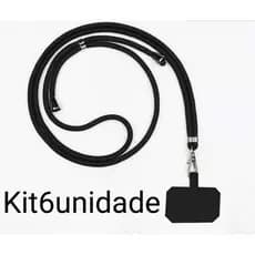 Kit 6 Cordão Para Celular Universal Alça De Pescoço E Pulso