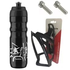 Garrafa Térmica Ciclismo Com Suporte E Parafusos 550ml Caramanhola Bike Garrafinha Squeeze