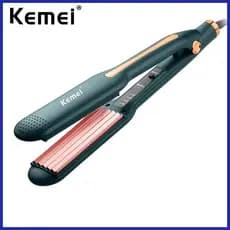 Kemei KM-9827 Corn Splint Little Wave Curler Rolo De Ovo Em Coreano Perm Permissão De Ondulação De Água Fofo De Ferro Plano Corrugado