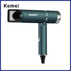 Secador De Cabelo Profissional Kemei 1000W Secagem Rápida Para Cuidados Com O Dobrável Em Forma De T Portátil Estudantes De Viagem Casa