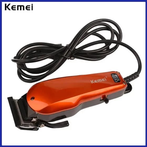 Kemei Profissional Fio Máquina De Cortar Cabelo Elétrica Para Barbeiro Poderosa Ferramenta De Corte De Com Lâmina Ajustá