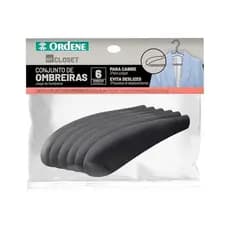 Ombreiras de Veludo Para Cabide com 6 Peças - Ordene