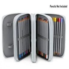 Estojo Escolar/Estojo Box/Estojo De Lápis De Quatro Camadas Com 72 Furos De Cor/Material Escolar/Papela