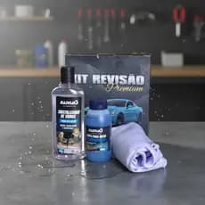 Kit Cristalizador Vidros Parabrisa Capacete Repelente Água